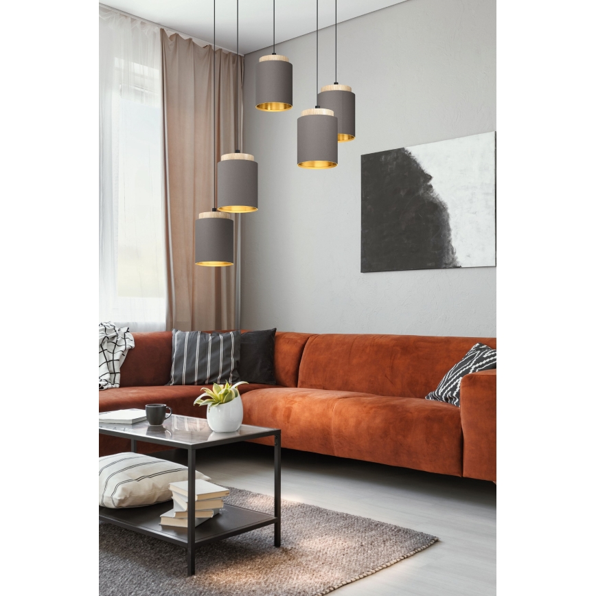 Eglo - Candeeiro suspenso 5xE27/40W/230V aranha
