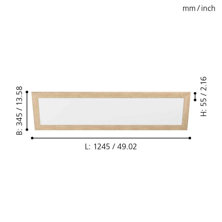 Eglo - Iluminação de teto LED LED/32W/230V 345x1245 mm