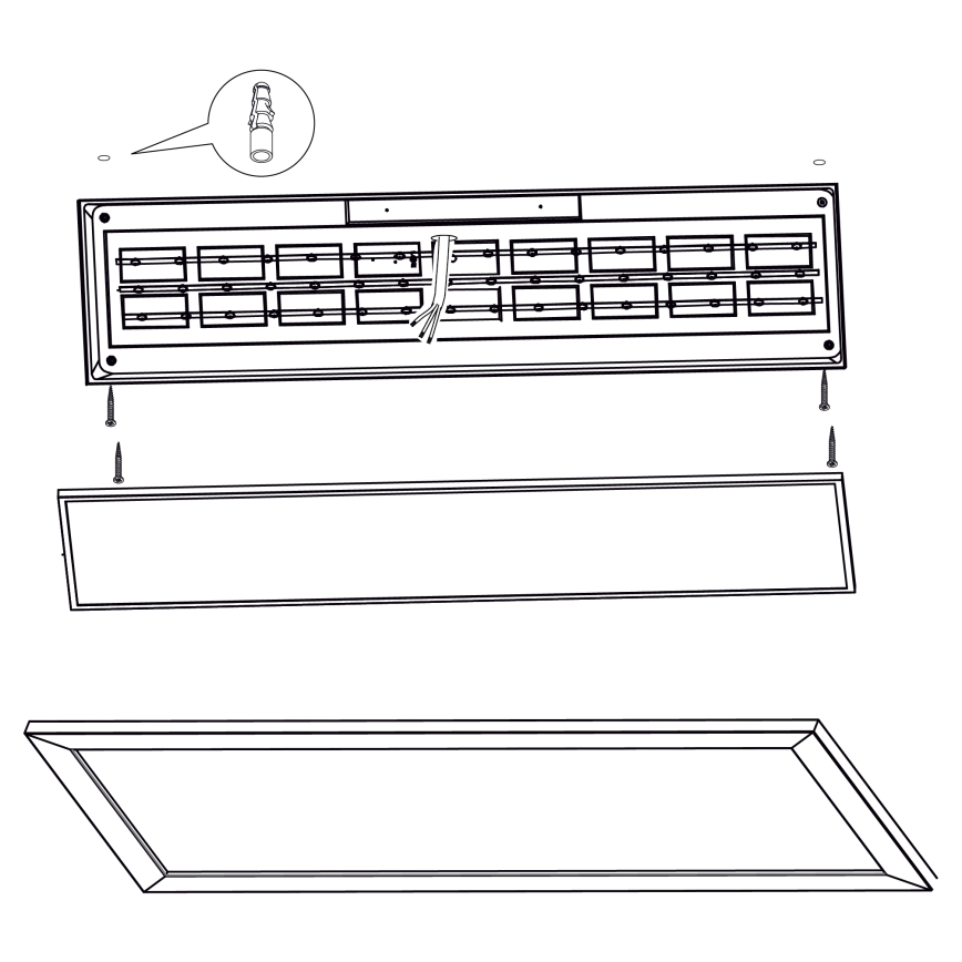 Eglo - Iluminação de teto LED LED/32W/230V 345x1245 mm