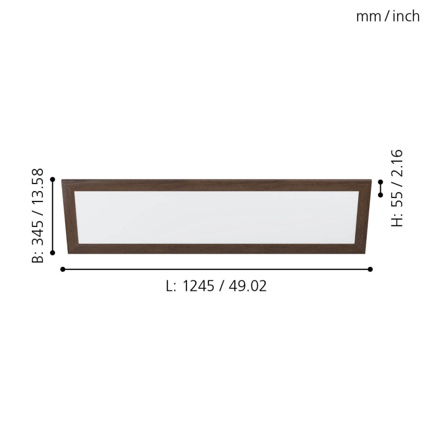 Eglo - Iluminação de teto LED LED/32W/230V 345x1245 mm