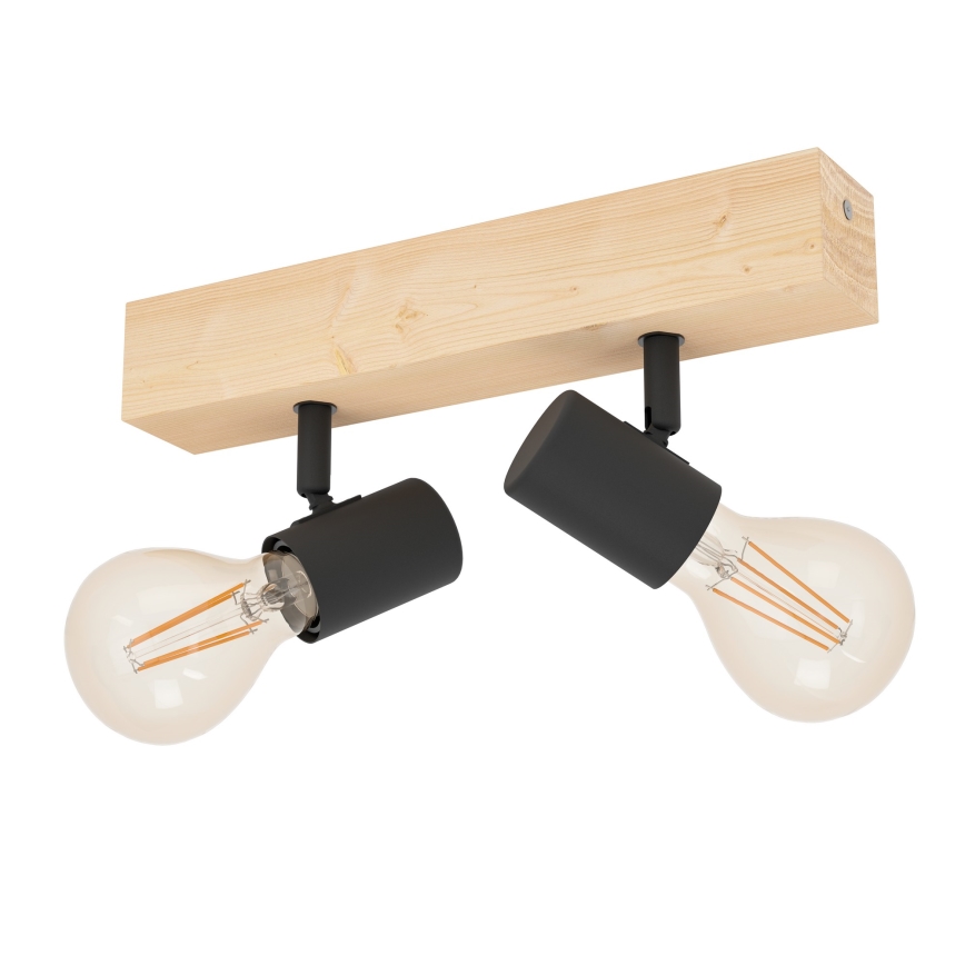 Eglo - Foco TOWNSHEND 2xE27/60W/230V - FSC certificado
