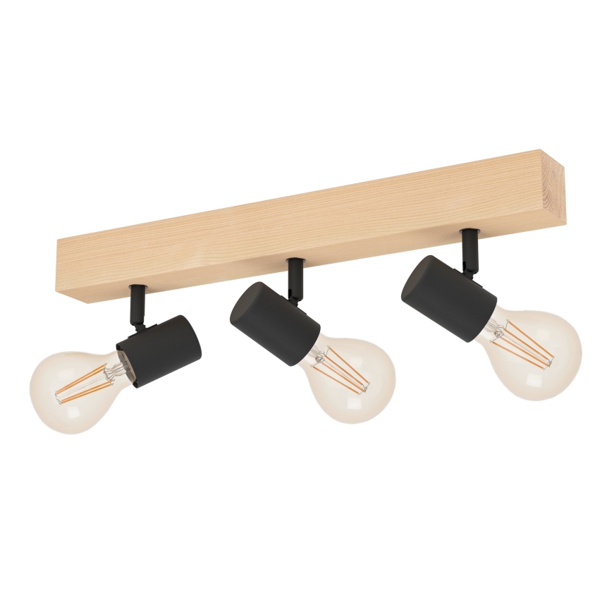 Eglo - Foco TOWNSHEND 3xE27/60W/230V - FSC certificado