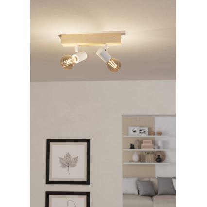 Eglo - Foco TOWNSHEND 2xE27/60W/230V - FSC certificado