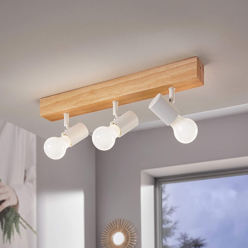 Eglo - Foco TOWNSHEND 3xE27/60W/230V - FSC certificado