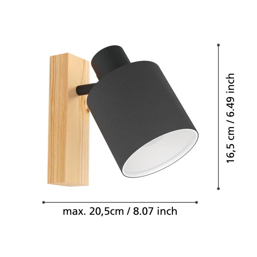 Eglo - Iluminação de parede 1xE27/10W/230V