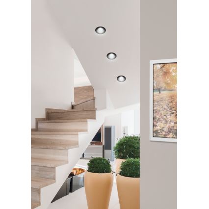 Eglo - Iluminação embutida de casa de banho LED com regulação LED/6W/230V 4000K IP44