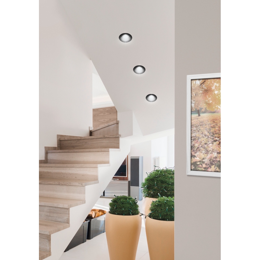 Eglo - Iluminação embutida de casa de banho LED com regulação LED/6W/230V 4000K IP44