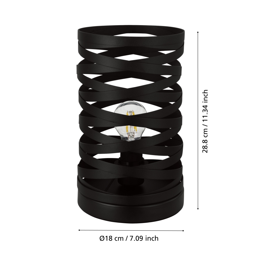 Eglo - Candeeiro de mesa 1xE27/40W/230V