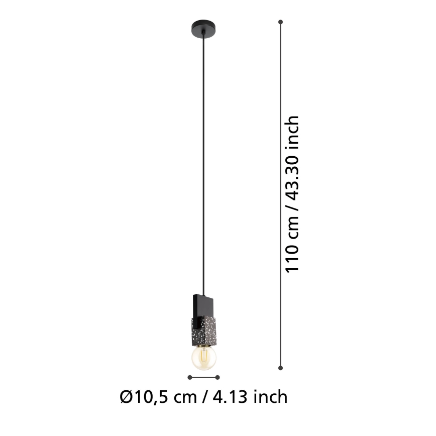 Eglo - Candelabro suspenso 1xE27/40W/230V