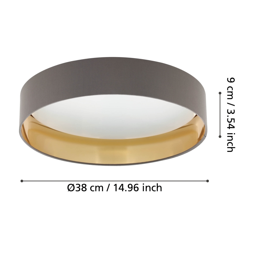 Eglo - Luz de teto LED LED/24W/230V