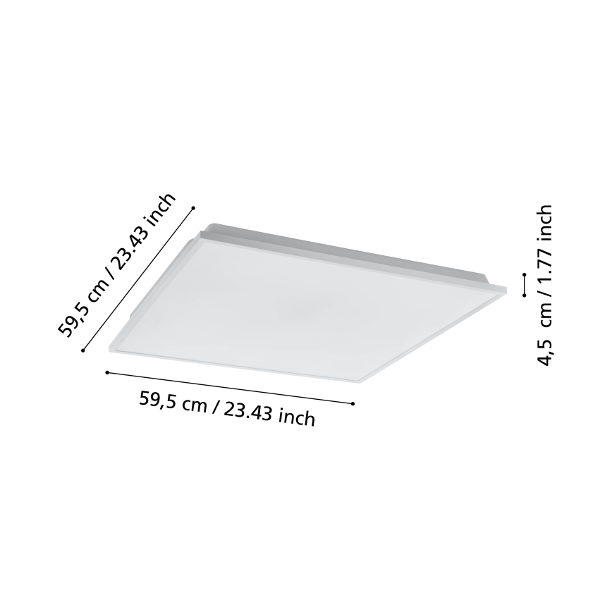 Eglo - Iluminação de teto LED com regulação LED/31,8W/230V 2700-6500K ZigBee