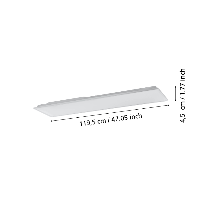 Eglo - Luminária de teto LED dimmerizável LED/31,5W/230V 2700-6500K ZigBee