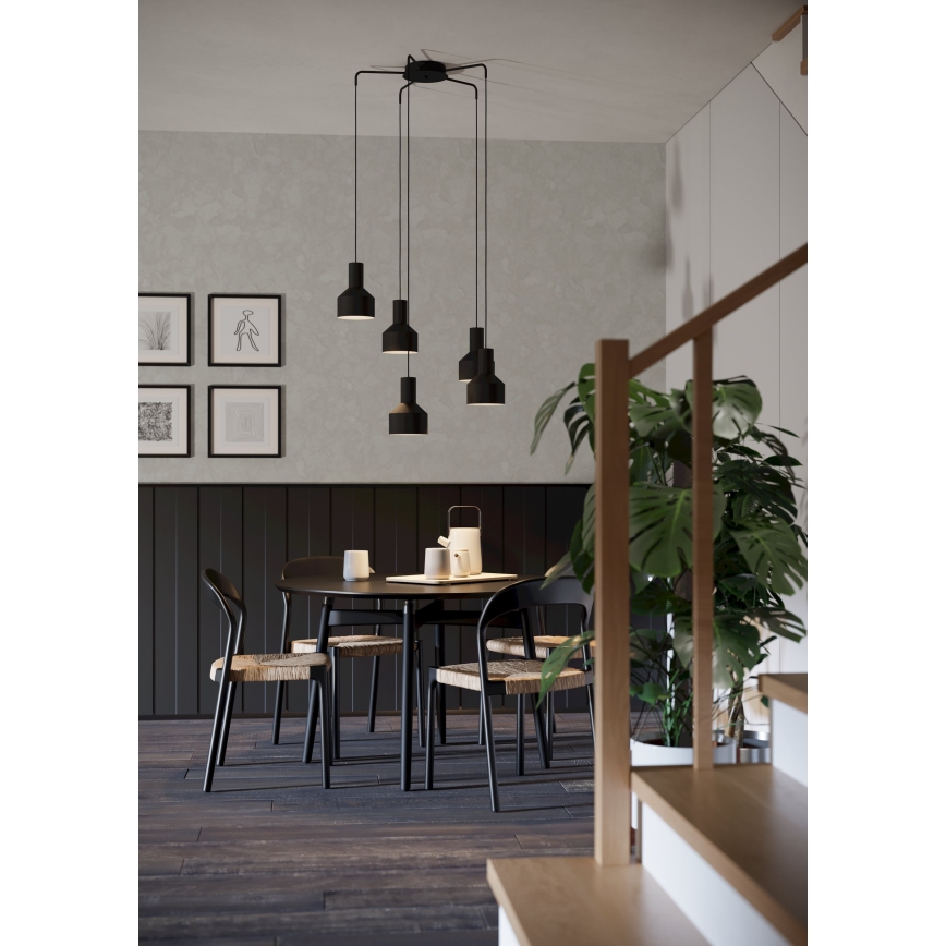 Eglo - Candelabro suspenso 5xE27/40W/230V