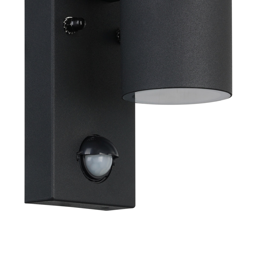 Eglo - Iluminação de parede exterior LED com sensor 1xGU10/3W/230V IP44