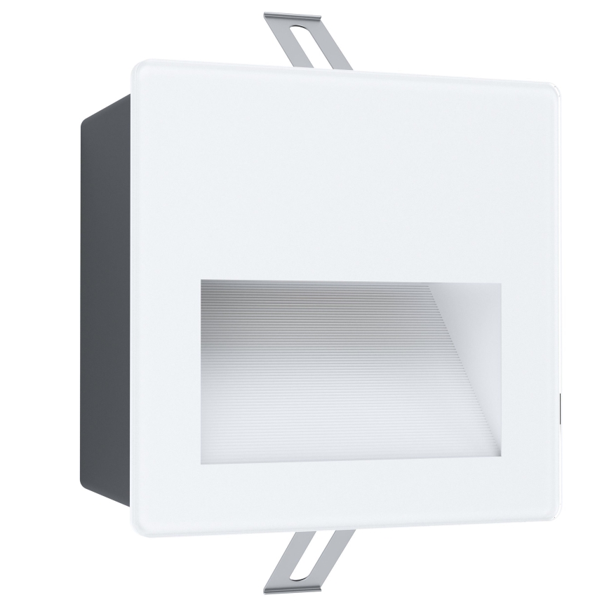 Eglo - Iluminação exterior embutida LED LED/3,7W/230V IP65 branca