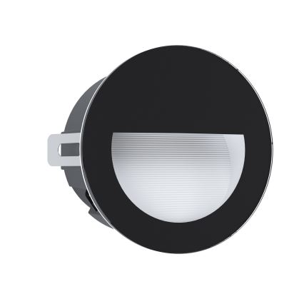 Eglo - Iluminação exterior embutida LED LED/2,5W/230V IP65 preta
