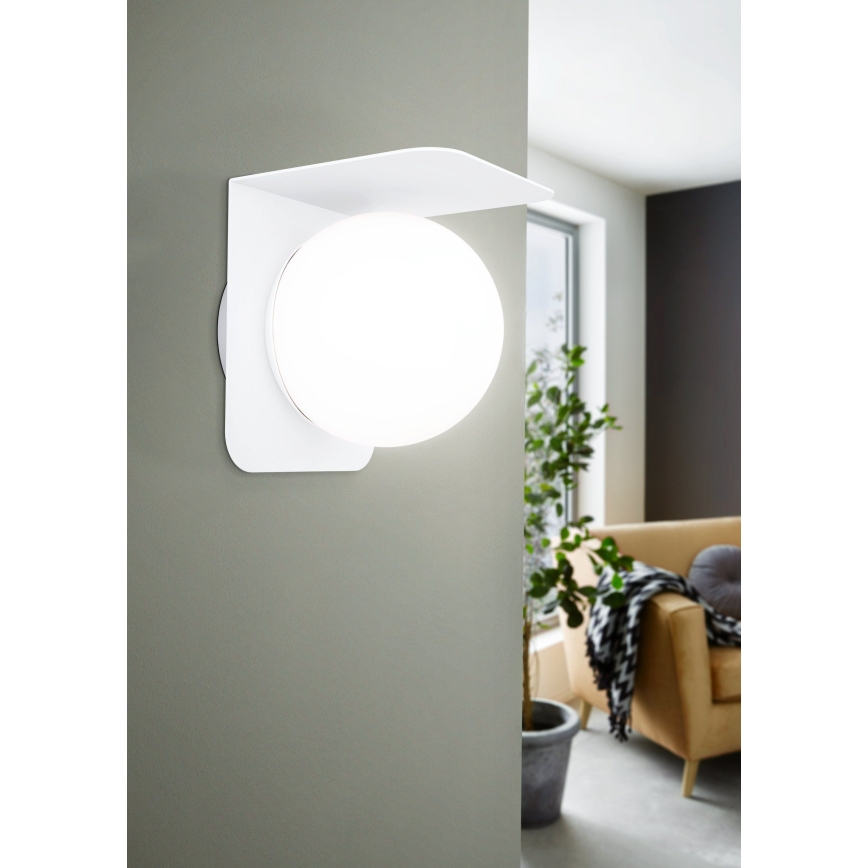 Eglo - Iluminação de parede exterior 1xE27/15W/230V IP44 preta