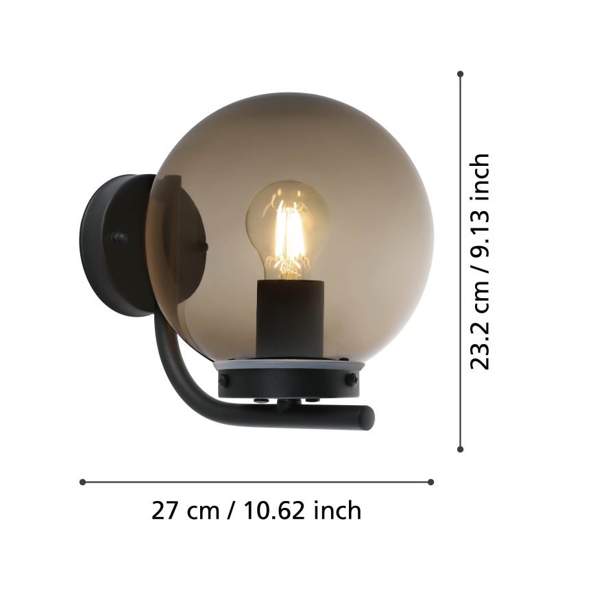 Eglo - Iluminação de parede exterior 1xE27/28W/230V IP44