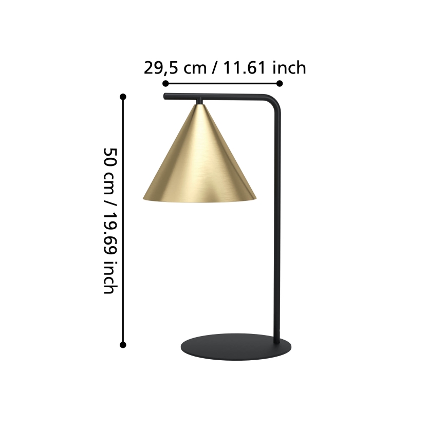 Eglo - Candeeiro de mesa 1xE27/40W/230V