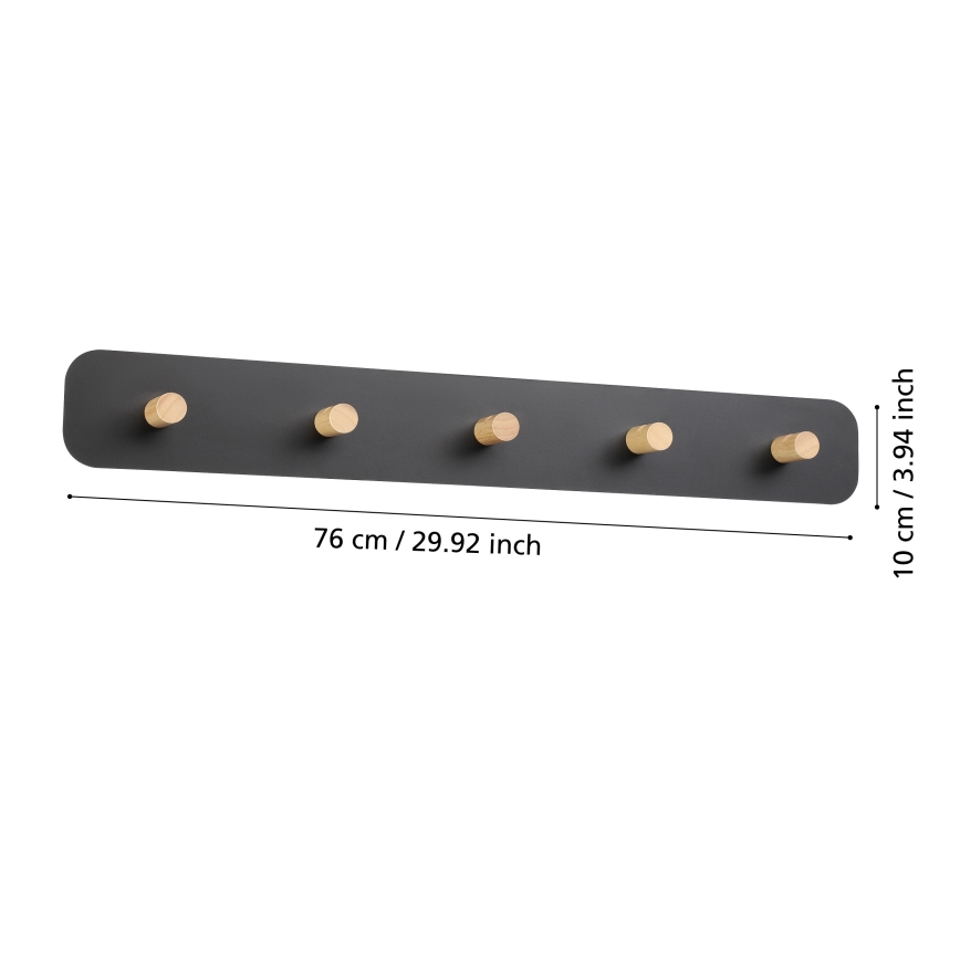 Eglo - Suporte de parede LED com iluminação CIVITATE LED/18W/230V