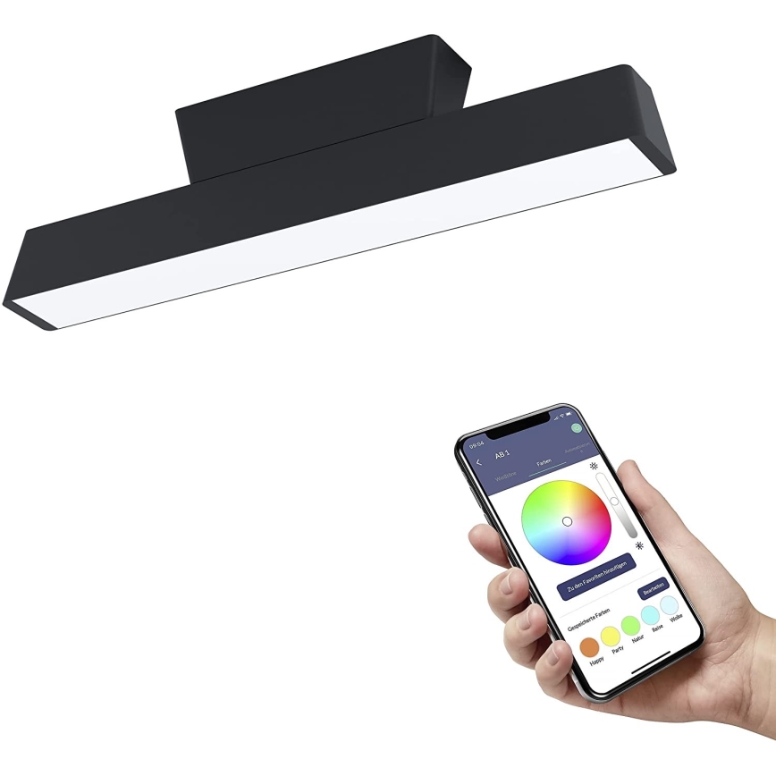 Eglo - Iluminação de teto LED RGBW com regulação LED/16W/230V ZigBee