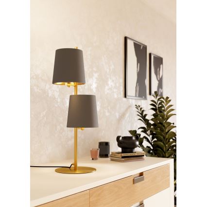Eglo - Candeeiro de mesa 2xE27/40W/230V