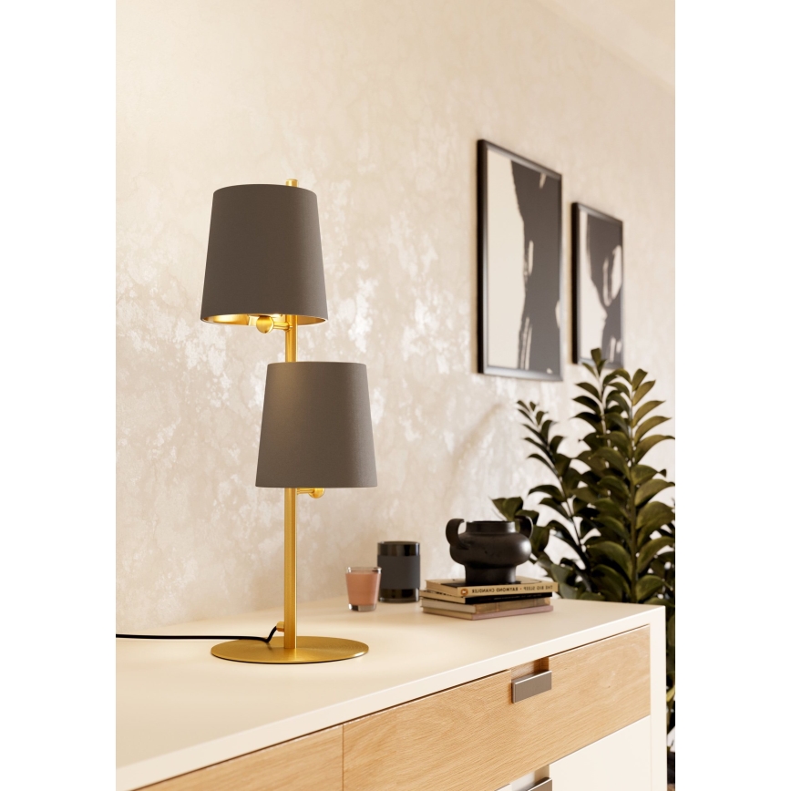Eglo - Candeeiro de mesa 2xE27/40W/230V
