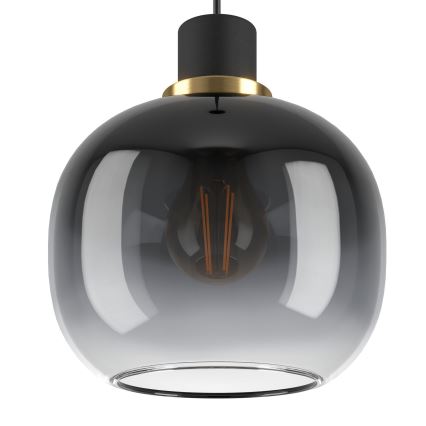 Eglo - Candelabro suspenso 3xE27/40W/230V cinzento