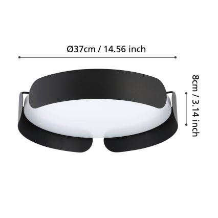 Eglo - Luz de teto LED LED/21,6W/230V