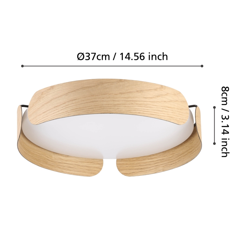 Eglo - Iluminação de teto LED LED/24W/230V