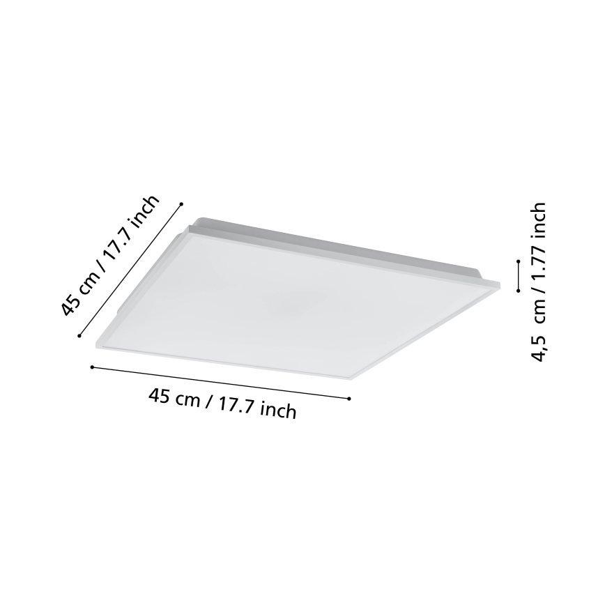 Eglo - Iluminação de teto LED com regulação LED/22W/230V 2700-6500K ZigBee