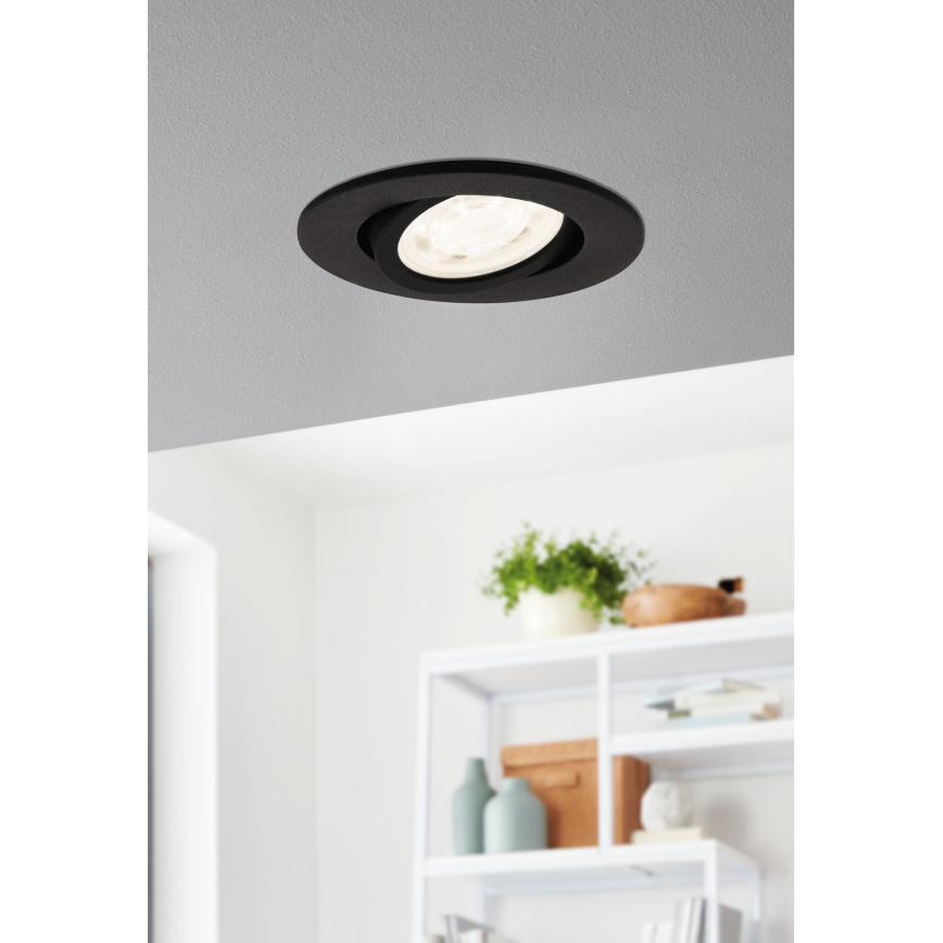 Eglo - Foco de encastrar LED RGBW com regulação LED/5W/230V 2700-6500K ZigBee