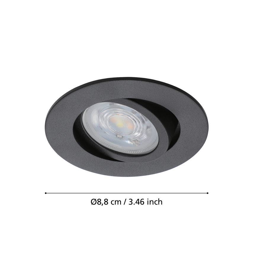 Eglo - Foco de encastrar LED RGBW com regulação LED/5W/230V 2700-6500K ZigBee