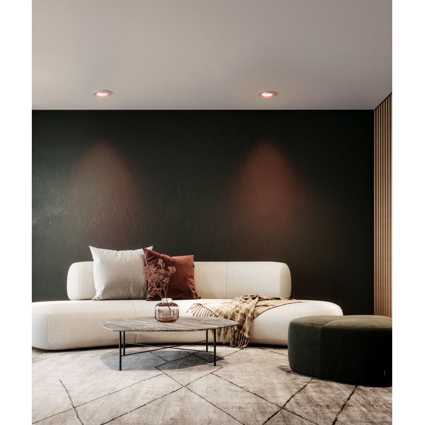 Eglo - Iluminação embutida LED RGBW com regulação LED/5W/230V ZigBee