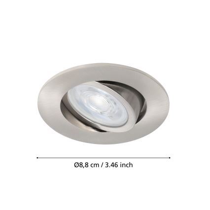 Eglo - LED RGBW Foco de encastrar com regulação LED/5W/230V ZigBee