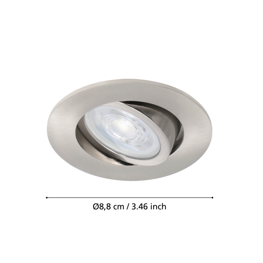 Eglo - LED RGBW Foco de encastrar com regulação LED/5W/230V ZigBee