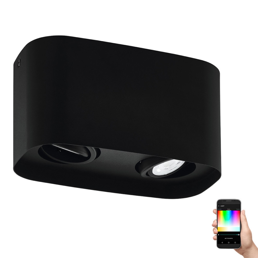 Eglo - Foco LED RGBW com regulação 2xGU10/5W/230V ZigBee