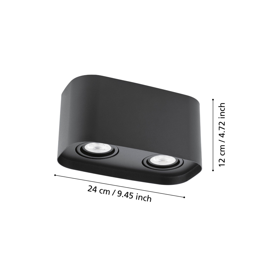 Eglo - Foco LED RGBW com regulação 2xGU10/5W/230V ZigBee