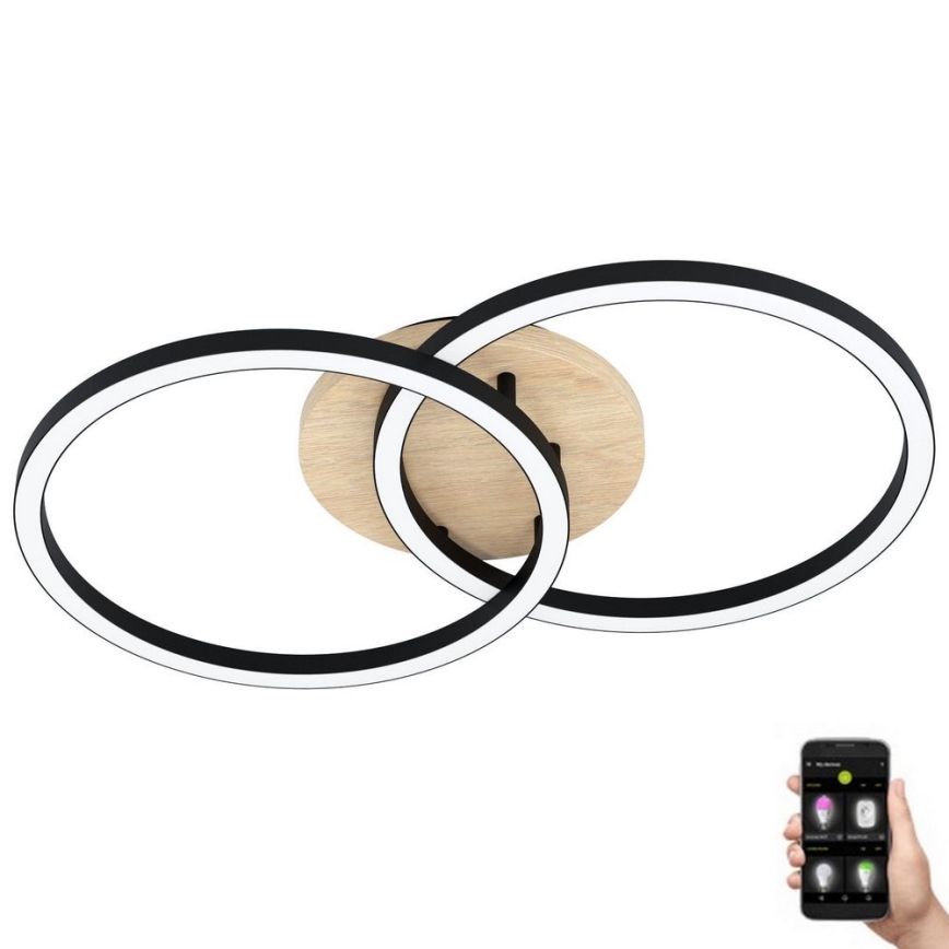 Eglo - Candelabro montado à superfície LED com regulação 2xLED/16W/230V 2700-6500K