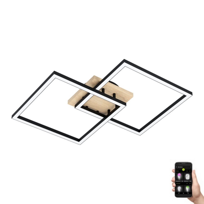 Eglo - Candelabro montado à superfície LED com regulação 4xLED/16W/230V 2700-6500K