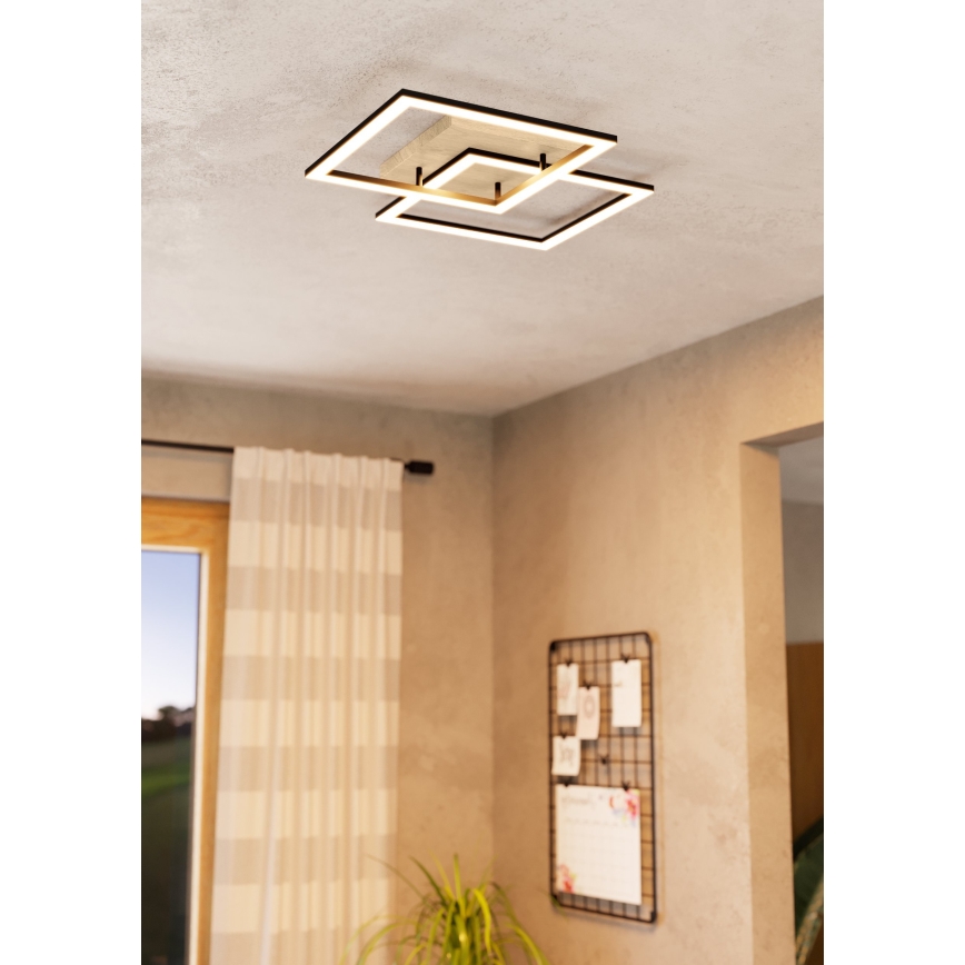Eglo - Candelabro montado à superfície LED com regulação 4xLED/16W/230V 2700-6500K