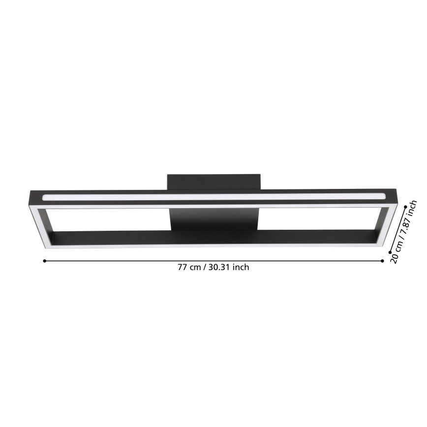 Eglo - Iluminação de teto LED com regulação LED/21W/230V 2700-6500K