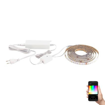 Eglo - Tira LED RGBW com regulação 8m LED/24W/24/230V 2700-6500K ZigBee