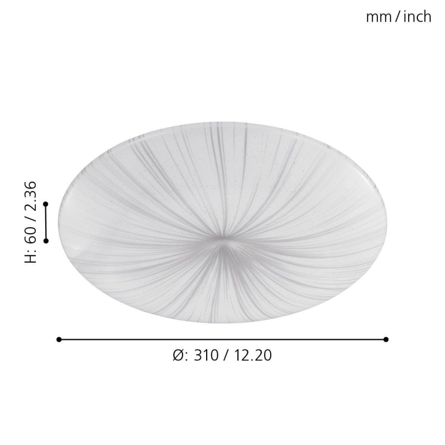 Eglo - Iluminação de teto LED LED/10W/230V