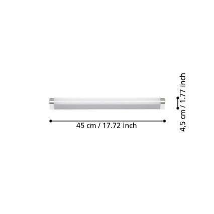 Eglo - Iluminação de espelho de casa de banho LED LED/7,5W/230V IP44 45 cm