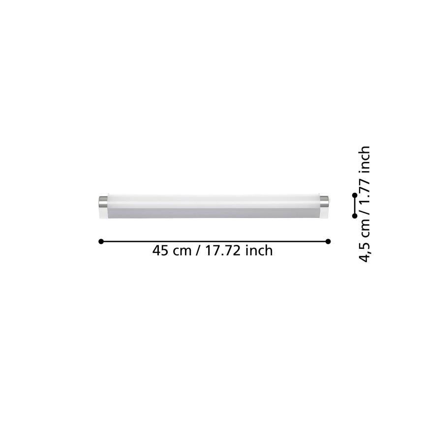 Eglo - Iluminação de espelho de casa de banho LED LED/7,5W/230V IP44 45 cm