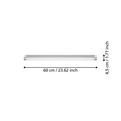 Eglo - Iluminação de espelho de casa de banho LED LED/15,5W/230V IP44 60 cm