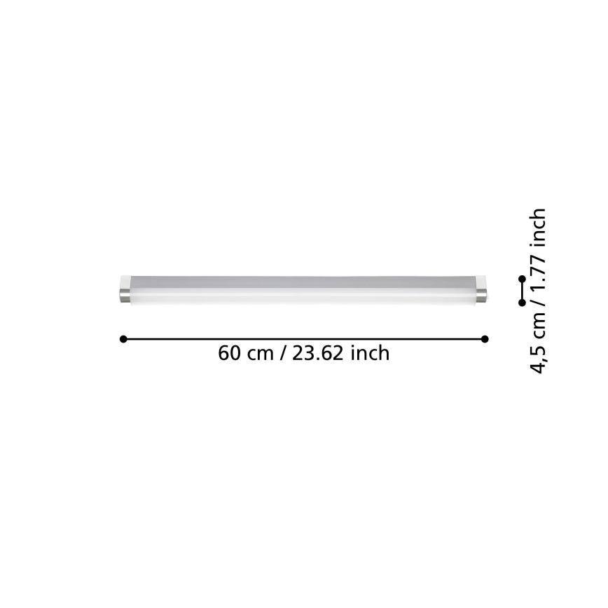 Eglo - Iluminação de espelho de casa de banho LED LED/15,5W/230V IP44 60 cm