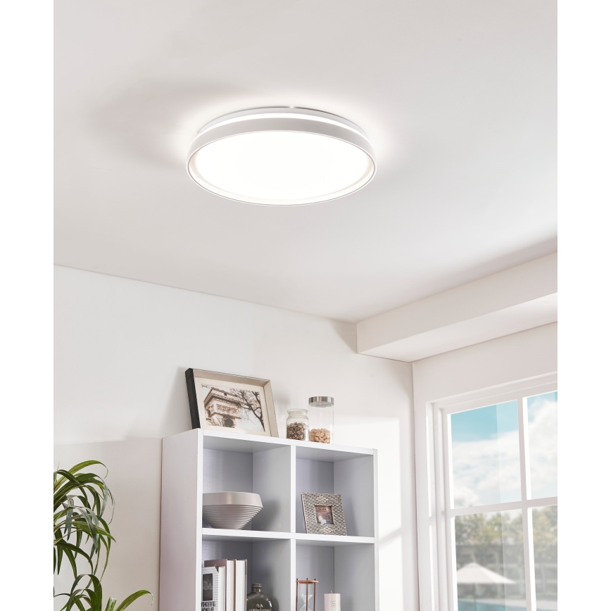 Eglo - Iluminação de teto LED com regulação LED/40W/230V 3000-6500K+ controlo remoto