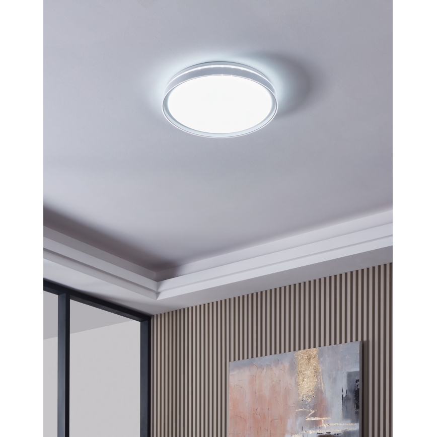 Eglo - Iluminação de teto LED com regulação LED/40W/230V 3000-6500K+ controlo remoto